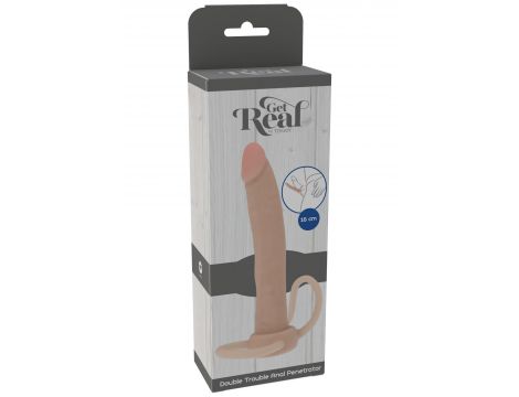 Podwójne dildo silikonowe Double Trouble ToyJoy 16 cm - 3