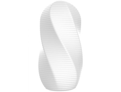 Masturbator średni ToyJoy HERO Swirl biały - 2