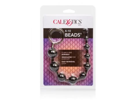 Kulki analne X10 Beads Calexotics czarny 28 cm