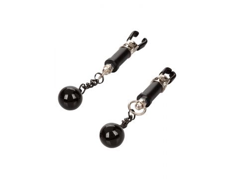 Weighted Twist Nipple Clamps Silver - 6