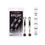 Weighted Twist Nipple Clamps Silver - 3
