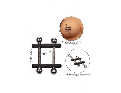 Crossbar Nipple Vices Metal - 3