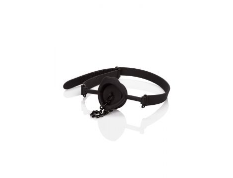 Knebel silikonowy Scandal z zatyczką Calexotics czarny 61 cm - 3