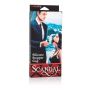 Knebel silikonowy Scandal z zatyczką Calexotics czarny 61 cm - 2
