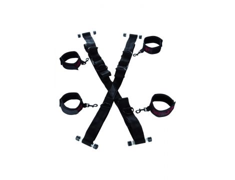 System kajdanek do drzwi Scandal Calexotics czarny 37 cm