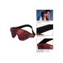 Maska na oczy Scandal Blackout Calexotics bordowa - 7