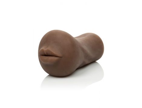 Masturbator Stroke It Mouth brązowy 17,75 cm
