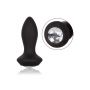 Wibrujący plug analny Calexotics Petite Crystal Probe czarny 9.5 cm - 11