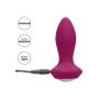 Silikonowy plug wibrujący Power Gem fioletowy 95 cm - 7