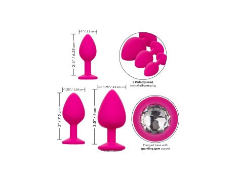Cheeky Gems 3 Pcs Pink - 3