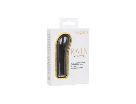 Wibrator mini Raven G Lover Calexotics czarny 10 funkcji - 3