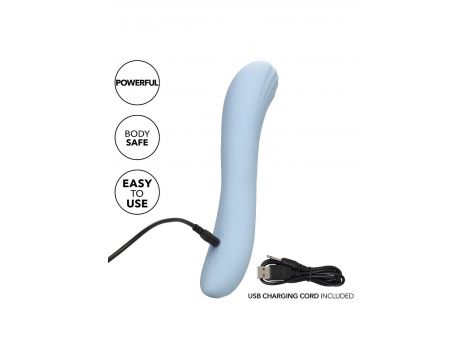 Wibrator punktu G silikonowy Calexotics Azure Collection niebieski - 16