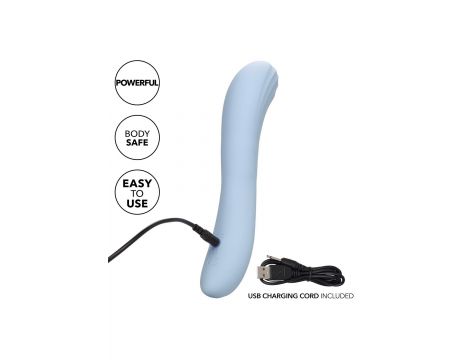 Wibrator punktu G silikonowy Calexotics Azure Collection niebieski - 14