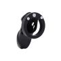 Pas cnoty silikonowy Hidden Desire Large czarny 9 cm - 5