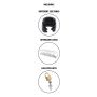 Pas cnoty silikonowy Hidden Desire Large czarny 9 cm - 6