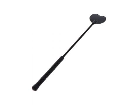 Pejcz z sercem Hidden Desire czarny 45 cm - 3