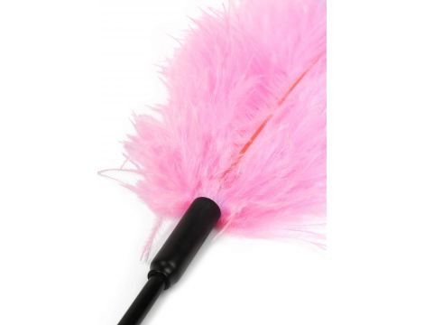 Piórko łaskoczące Double Feather Tickler różowe 68 cm - 7