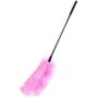 Piórko łaskoczące Double Feather Tickler różowe 68 cm - 2