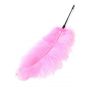Piórko łaskoczące Double Feather Tickler różowe 68 cm - 4