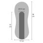 Masturbator wibrujący usta Hidden Desire jasny 18 cm - 4