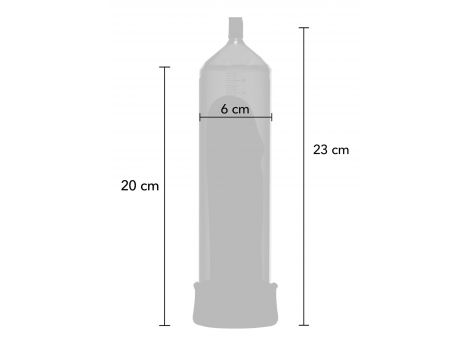 Pompka do penisa Starter Hidden Desire czarna 20 cm - 7