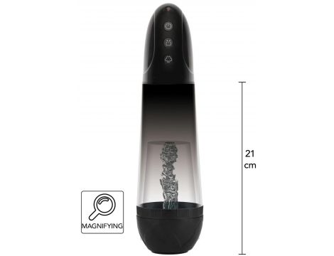 Automatyczna pompa powiększająca Fusion X Hidden Desire czarna - 3