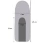 Masturbator z obrotowymi kulkami Hidden Desire Fusion X 21 cm - 17