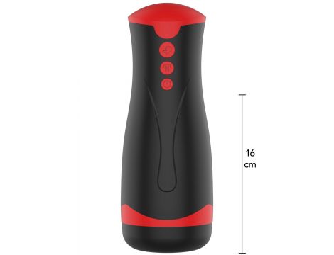 Masturbator wibrujący z ściskaniem Hidden Desire Fusion X czarny - 3