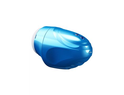 Masturbator Fusion X Aqua Bubble z wibracją niebieski - 7