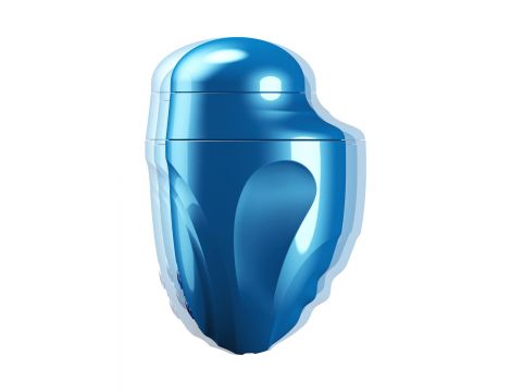 Masturbator Fusion X Aqua Bubble z wibracją niebieski - 14