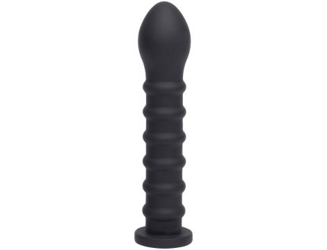 Ribbed Dong Easy-Lock 19 cm Black