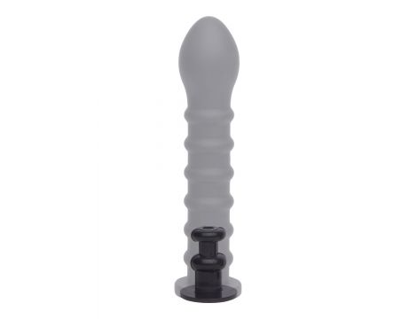 Ribbed Dong Easy-Lock 19 cm Black - 4