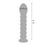 Ribbed Dong Easy-Lock 19 cm Black - 6