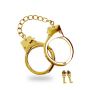 Gold Plated BDSM Handcuffs Gold - 8