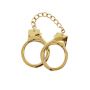 Gold Plated BDSM Handcuffs Gold - 4