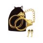 Gold Plated BDSM Handcuffs Gold - 5