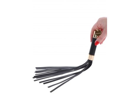Czarny flogger Statement Taboom 33 cm - 12
