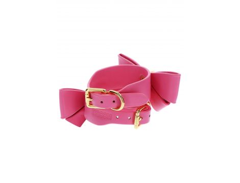 Kajdanki Taboom Malibu różowe PU 28 cm - 21