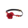 Knebel balonowy Wild Roses Taboom czarny silikonowy 65 cm - 7