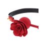 Knebel balonowy Wild Roses Taboom czarny silikonowy 65 cm - 8
