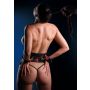 Pas bondage Taboom Wild Roses czarny - 6