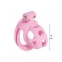Klatka na penisa Hidden Desire Penis Prison różowa 7 cm - 5