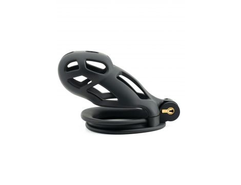Pas cnoty Penis Prison Hidden Desire czarny 10 cm - 5
