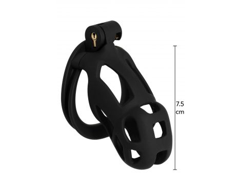 Pas cnoty Penis Prison Hidden Desire czarny 10 cm - 6