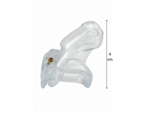 Pas cnoty Clear Control przezroczysty Hidden Desire 10 cm - 4