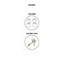 Pas cnoty Clear Control przezroczysty Hidden Desire 10 cm - 6