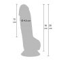 Dildo realistyczne PVC Inferno Hidden Desire 18 cm - 8