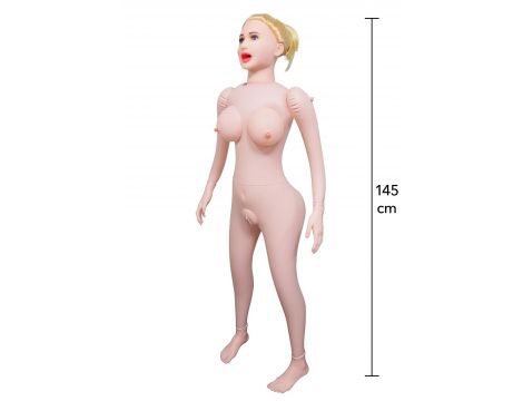 Lalka dmuchana Lusty Lola Hidden Desire blond 160 cm - 4