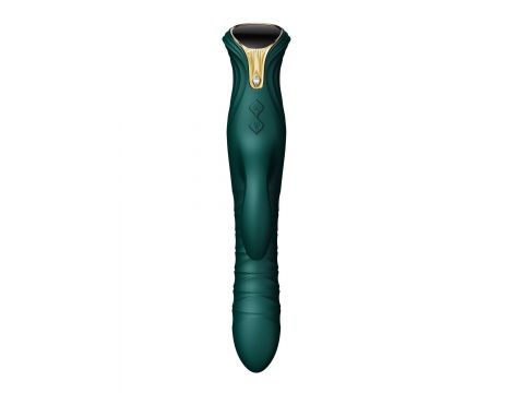Wibrator króliczek Mose thrusting z podgrzewaniem zielony 25.8 cm