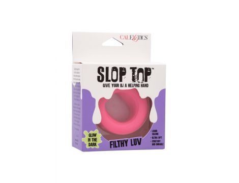 Pierścień erekcyjny silikonowy Slop Top Filthy Luv Calexotics różowy - 6